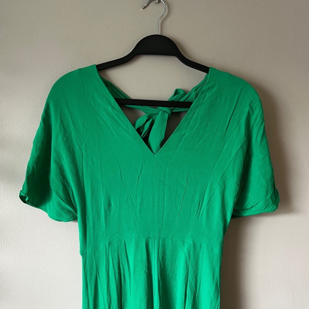Whistles Zelena green midi dress 2 - Picture 6 of 13